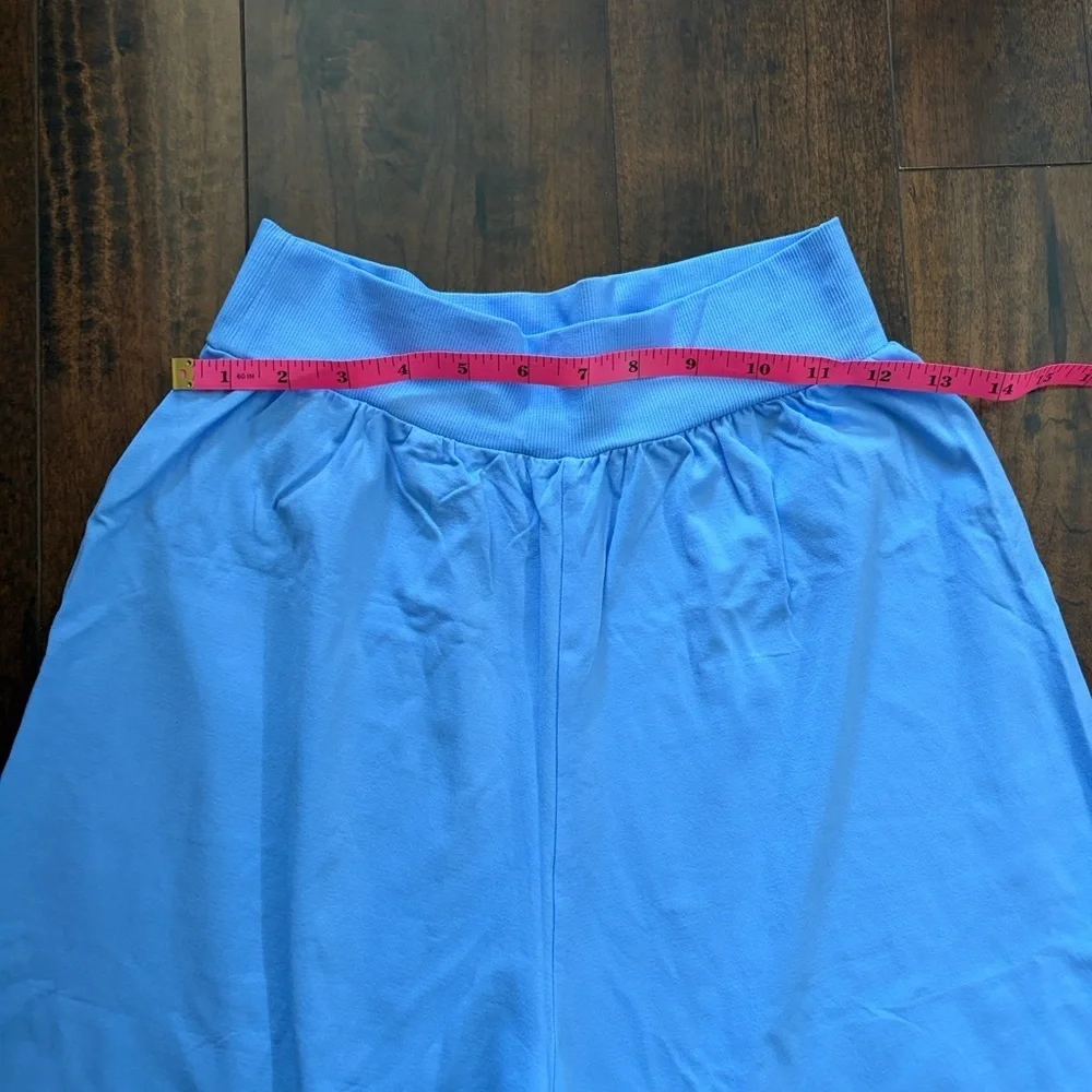 OQQ Wide Leg Blue Pants Medium - Picture 3 of 4